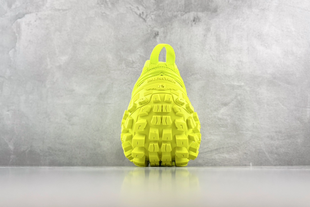 Balenciaca Parisian family Defender tire shoes fluorescent yellow 685613W2RAB7510