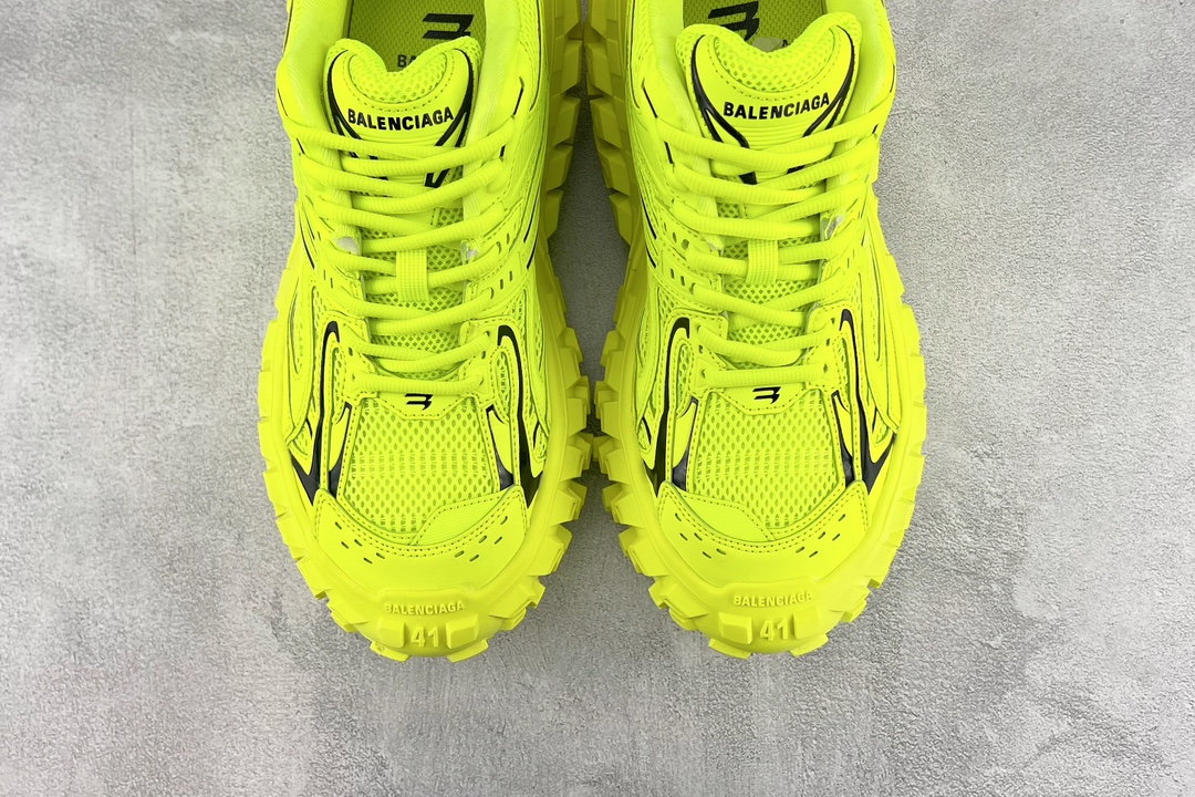 Balenciaca Parisian family Defender tire shoes fluorescent yellow 685613W2RAB7510