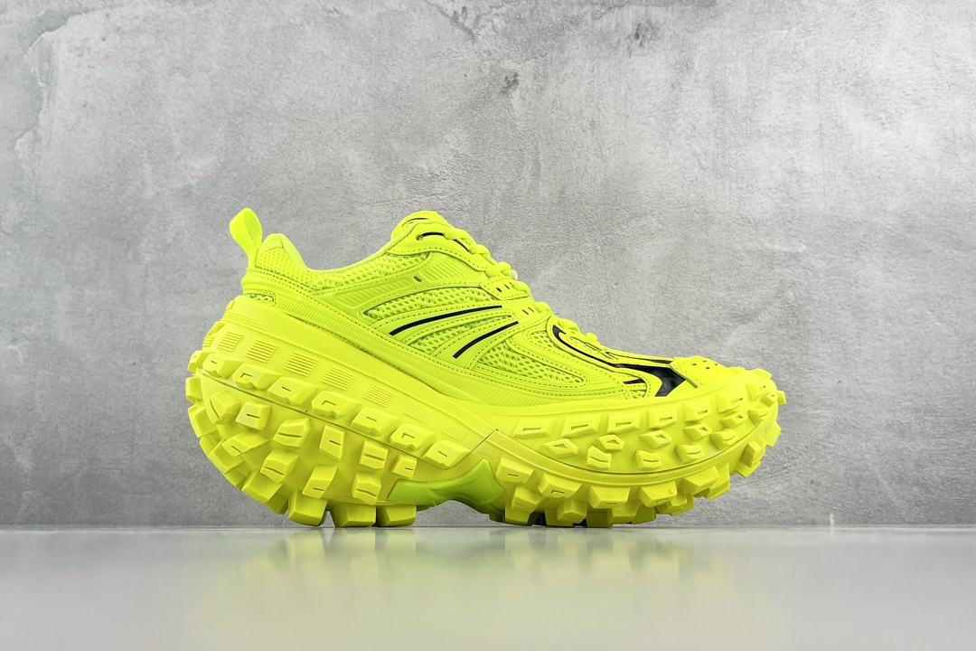 Balenciaca Parisian family Defender tire shoes fluorescent yellow 685613W2RAB7510