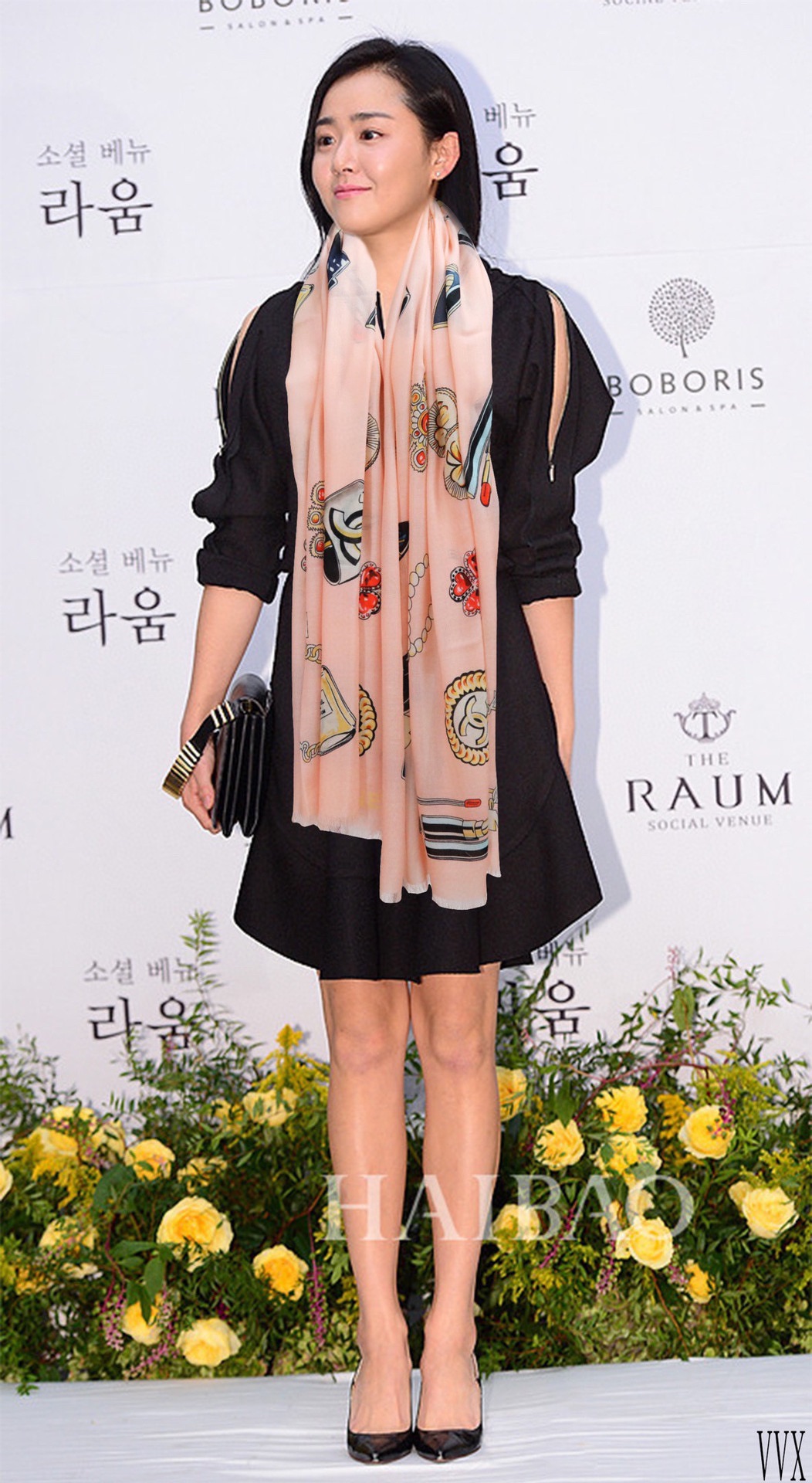 CHANEL香奈儿双c面戒指绒长巾
