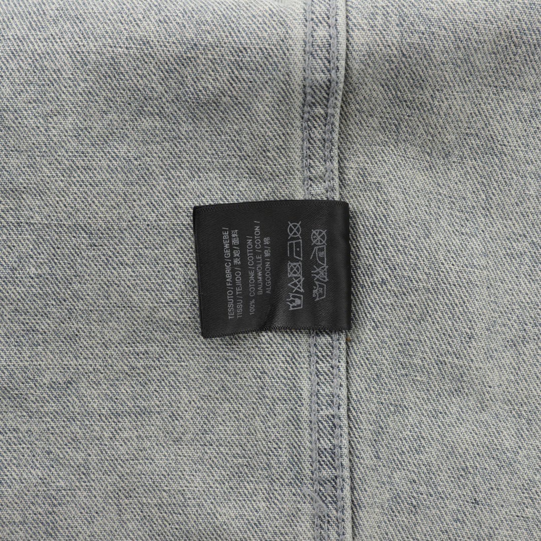 balenciaga巴黎世家 双沟LOGO印花水洗仔外套