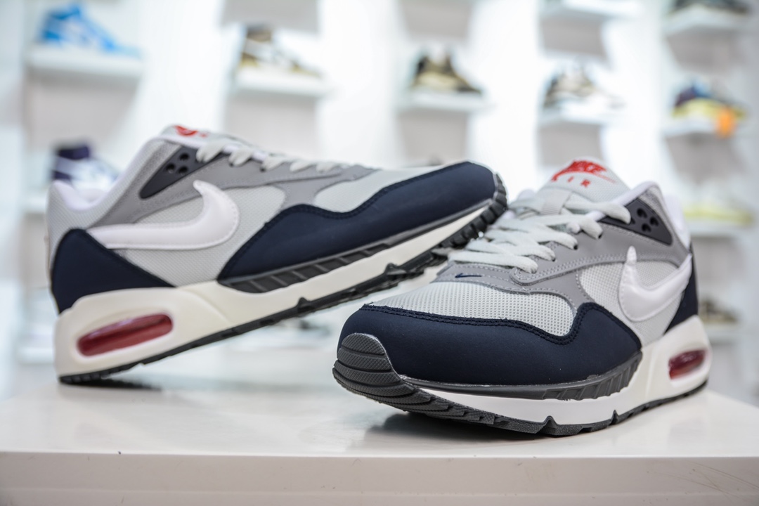 NK Air Max Correlate low-top air cushion versatile casual sports jogging shoes ”Navy Blue Gray White” 511416-010