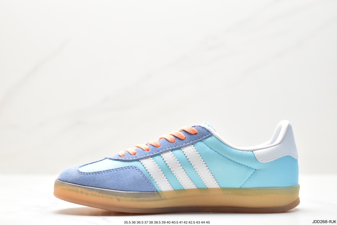 Adidas Originals Gazelle Indoor Trefoil Retro Anti-slip Wear-resistant Low-top Sneakers HQ8717