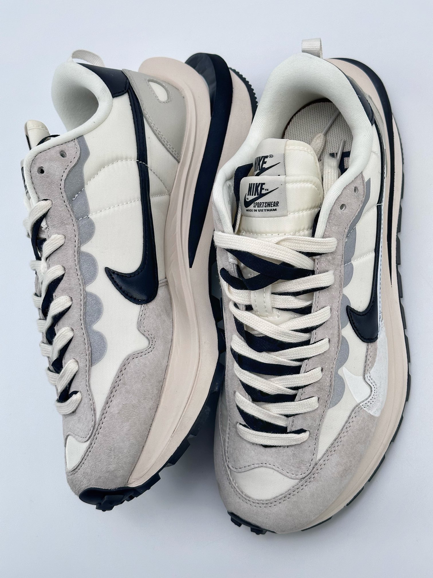 Sacai x Nike VaporWaffle 3.0”Beige Black”系列 DD1875-101