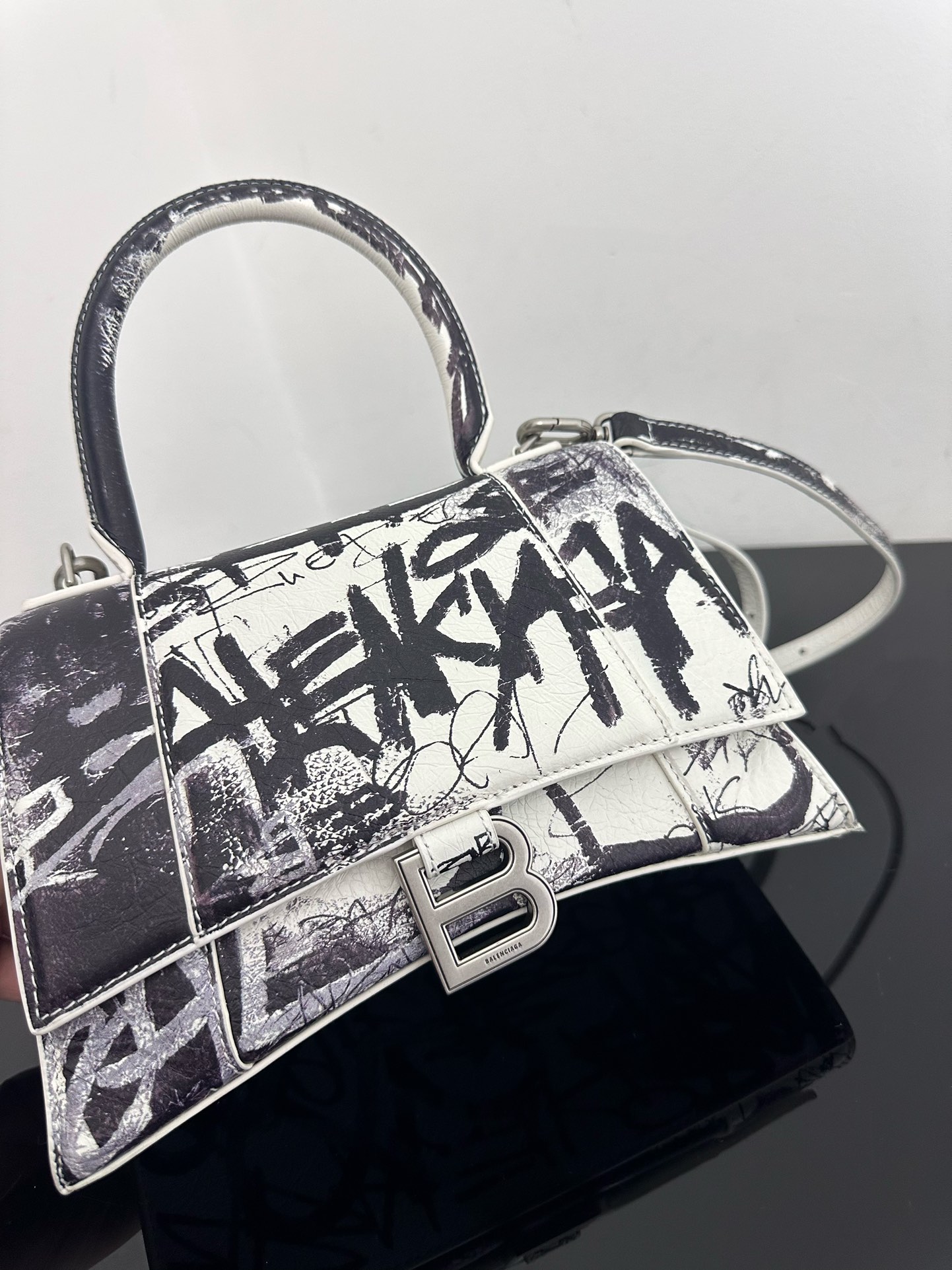 Balenciaga Balenciaga full cowhide graffiti white