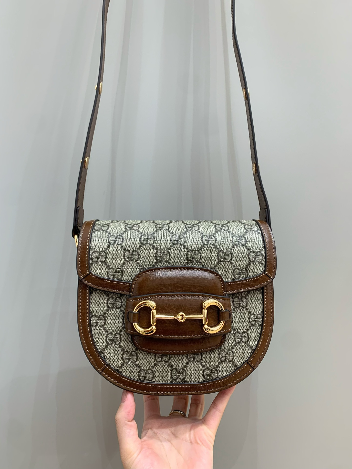 Gucci Horsebit Sacos de Sela Todo Cobre 1955 Mini