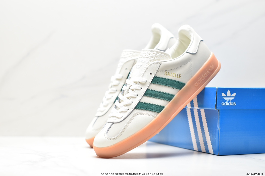 Adidas Originals Gazelle Indoor Trefoil Retro Anti-slip Wear-resistant Low-top Shoes H06259