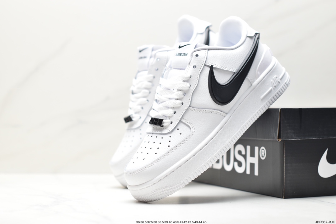 Ambush x Nk Air Force 1'07 Low ”Phantom” Joint Air Force One Low-top Casual Sneakers DV3464-002