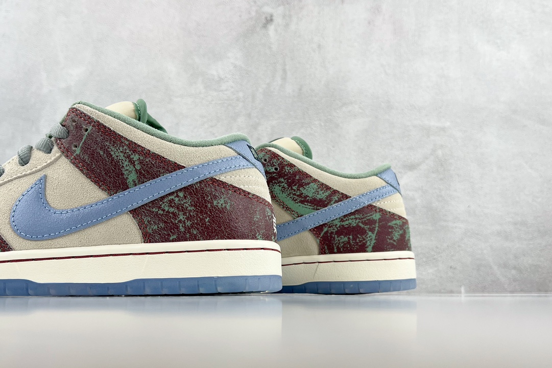 Crenshaw Skate Club x Nike Dunk SB Low 白紫 FN4193-100