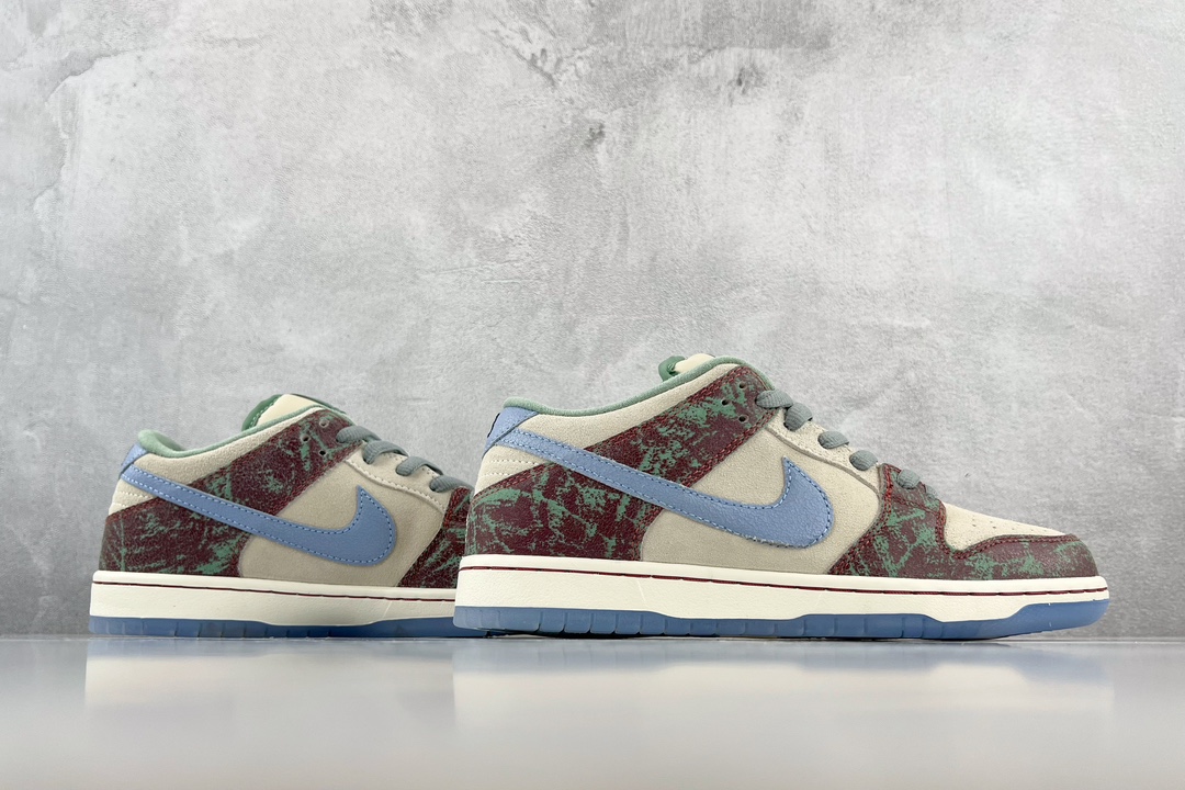 Crenshaw Skate Club x Nike Dunk SB Low 白紫 FN4193-100