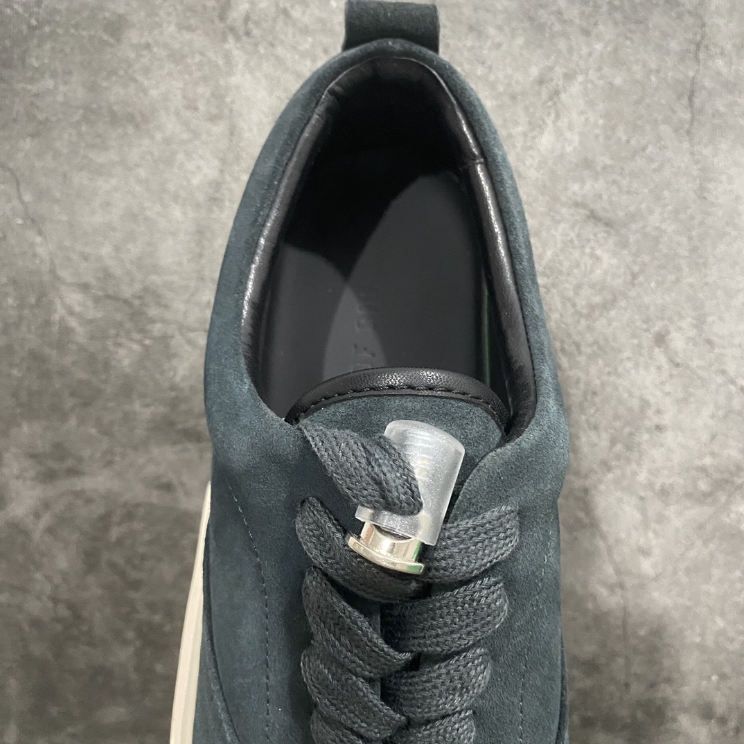 图片[8]-【莞产顶级】敬畏上帝/Fear of God FOG 101 Low Top Sneaker低帮板鞋 夜色蓝米白色n欧美范儿必备 洛杉矶街头奢牌n平底低帮增高系带百搭休闲运动板鞋附赠精致鞋带与配防尘袋配件采用翻毛皮与牛剖革鞋面材质 外置耐磨橡胶大底 货号：SR18-7000-SUE-010 Size：39-45-莆田鞋批发中心