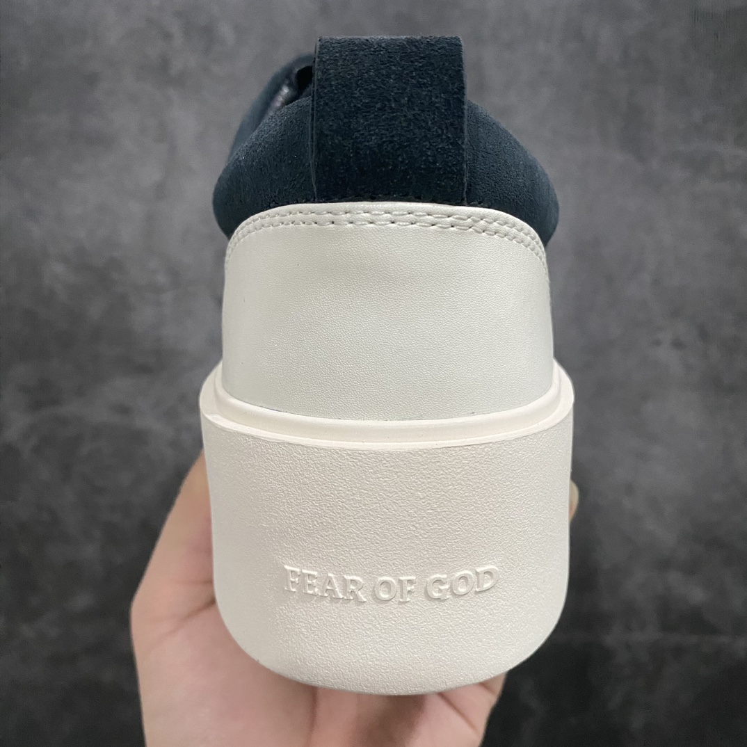 图片[4]-【莞产顶级】敬畏上帝/Fear of God FOG 101 Low Top Sneaker低帮板鞋 夜色蓝米白色n欧美范儿必备 洛杉矶街头奢牌n平底低帮增高系带百搭休闲运动板鞋附赠精致鞋带与配防尘袋配件采用翻毛皮与牛剖革鞋面材质 外置耐磨橡胶大底 货号：SR18-7000-SUE-010 Size：39-45-莆田鞋批发中心