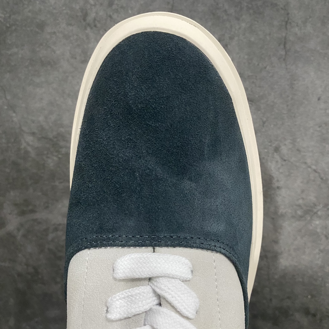 图片[5]-【莞产顶级】敬畏上帝/Fear of God FOG 101 Low Top Sneaker低帮板鞋 夜蓝浅灰米白色n欧美范儿必备 洛杉矶街头奢牌n平底低帮增高系带百搭休闲运动板鞋附赠精致鞋带与配防尘袋配件采用翻毛皮与牛剖革鞋面材质 外置耐磨橡胶大底 货号：SR18-7000-SUE-010 Size：39-45-莆田鞋批发中心