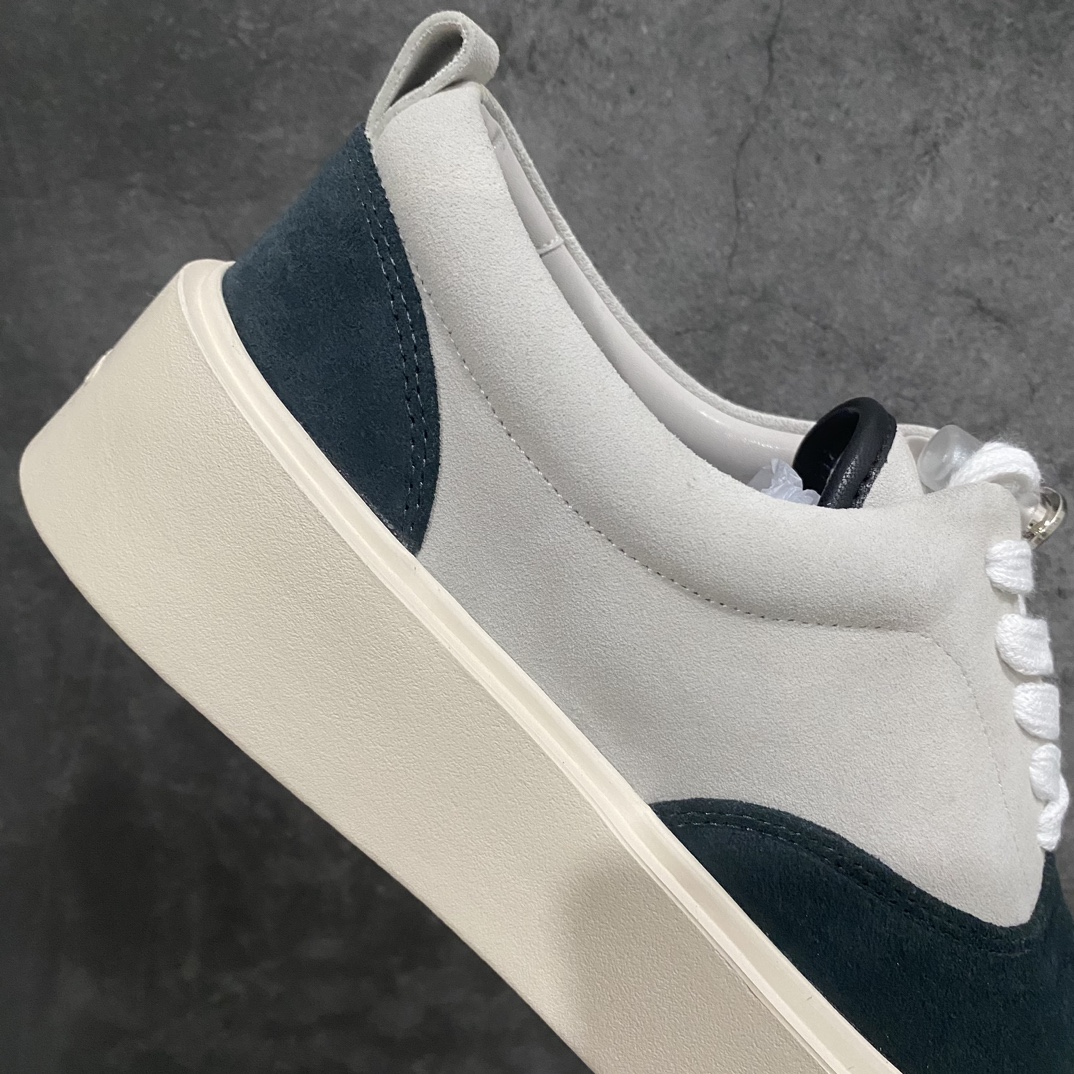 图片[7]-【莞产顶级】敬畏上帝/Fear of God FOG 101 Low Top Sneaker低帮板鞋 夜蓝浅灰米白色n欧美范儿必备 洛杉矶街头奢牌n平底低帮增高系带百搭休闲运动板鞋附赠精致鞋带与配防尘袋配件采用翻毛皮与牛剖革鞋面材质 外置耐磨橡胶大底 货号：SR18-7000-SUE-010 Size：39-45-莆田鞋批发中心