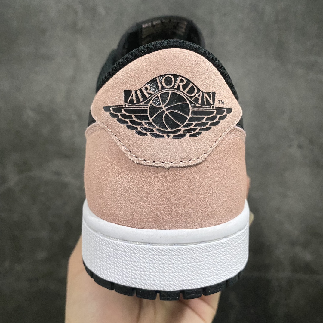 [Y3 Pure Original] Air Jordan AJ1 Low OG Black and Pink Cracked Low-top CZ0790-061