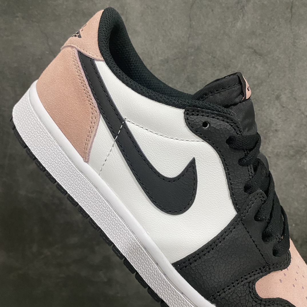 [Y3 Pure Original] Air Jordan AJ1 Low OG Black and Pink Cracked Low-top CZ0790-061