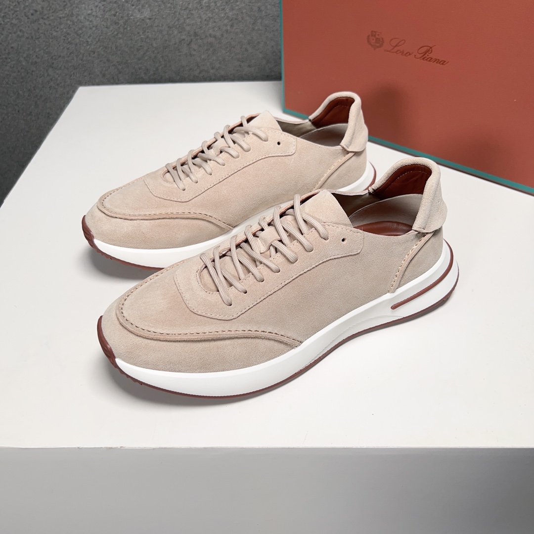 Loro Piana Otoño Caminar Deportes Hombres Zapatos LP Jogging (Dongguan producción OEM suela original