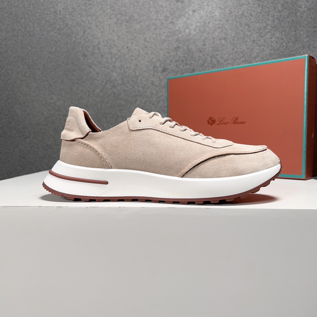 Loro Piana Otoño Caminar Deportes Hombres Zapatos LP Jogging (Dongguan producción OEM suela original