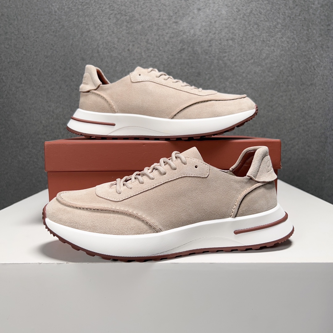 Loro Piana Otoño Caminar Deportes Hombres Zapatos LP Jogging (Dongguan producción OEM suela original