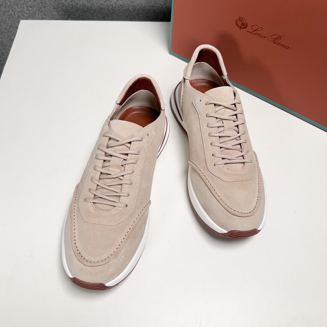 Loro Piana Otoño Caminar Deportes Hombres Zapatos LP Jogging (Dongguan producción OEM suela original