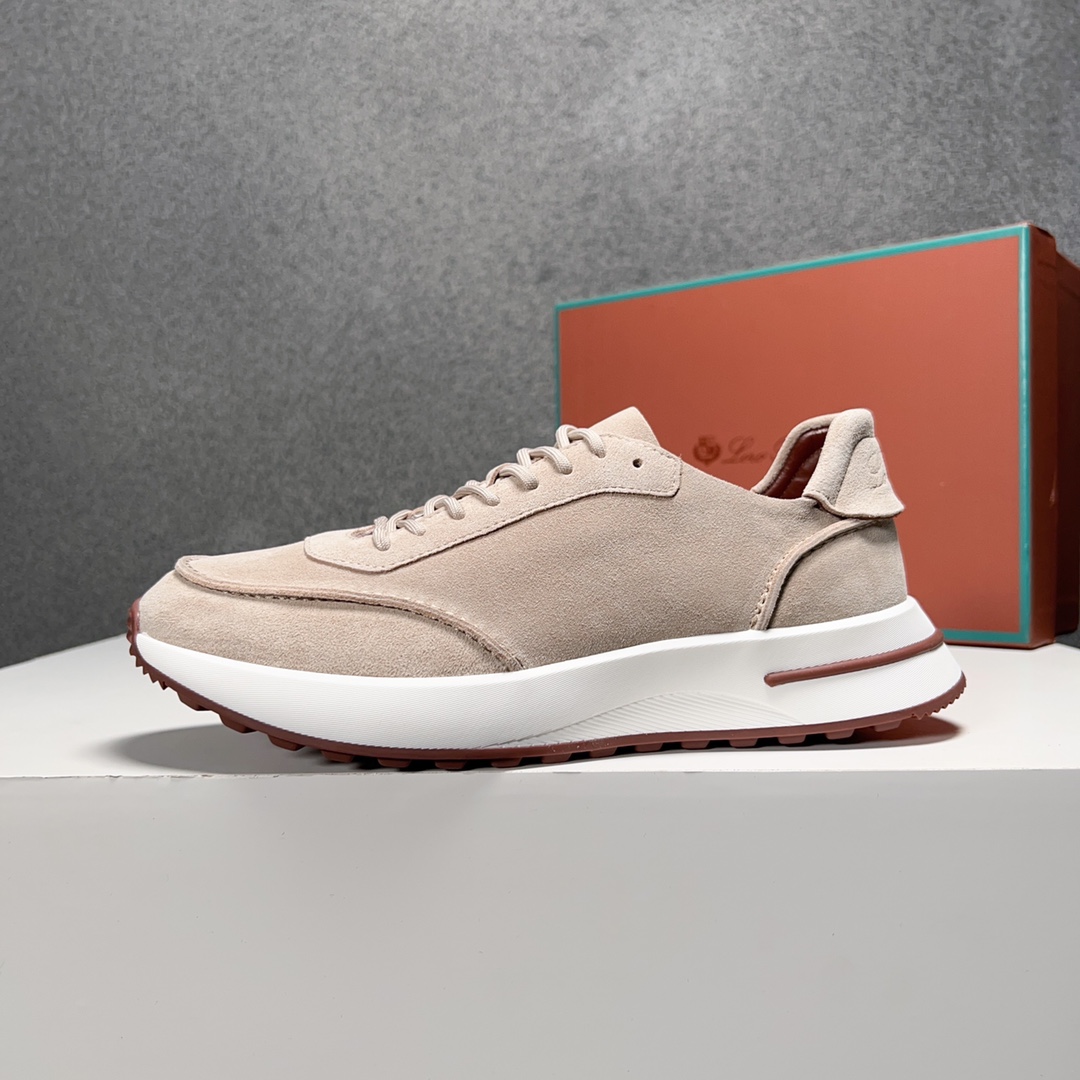 Loro Piana Otoño Caminar Deportes Hombres Zapatos LP Jogging (Dongguan producción OEM suela original