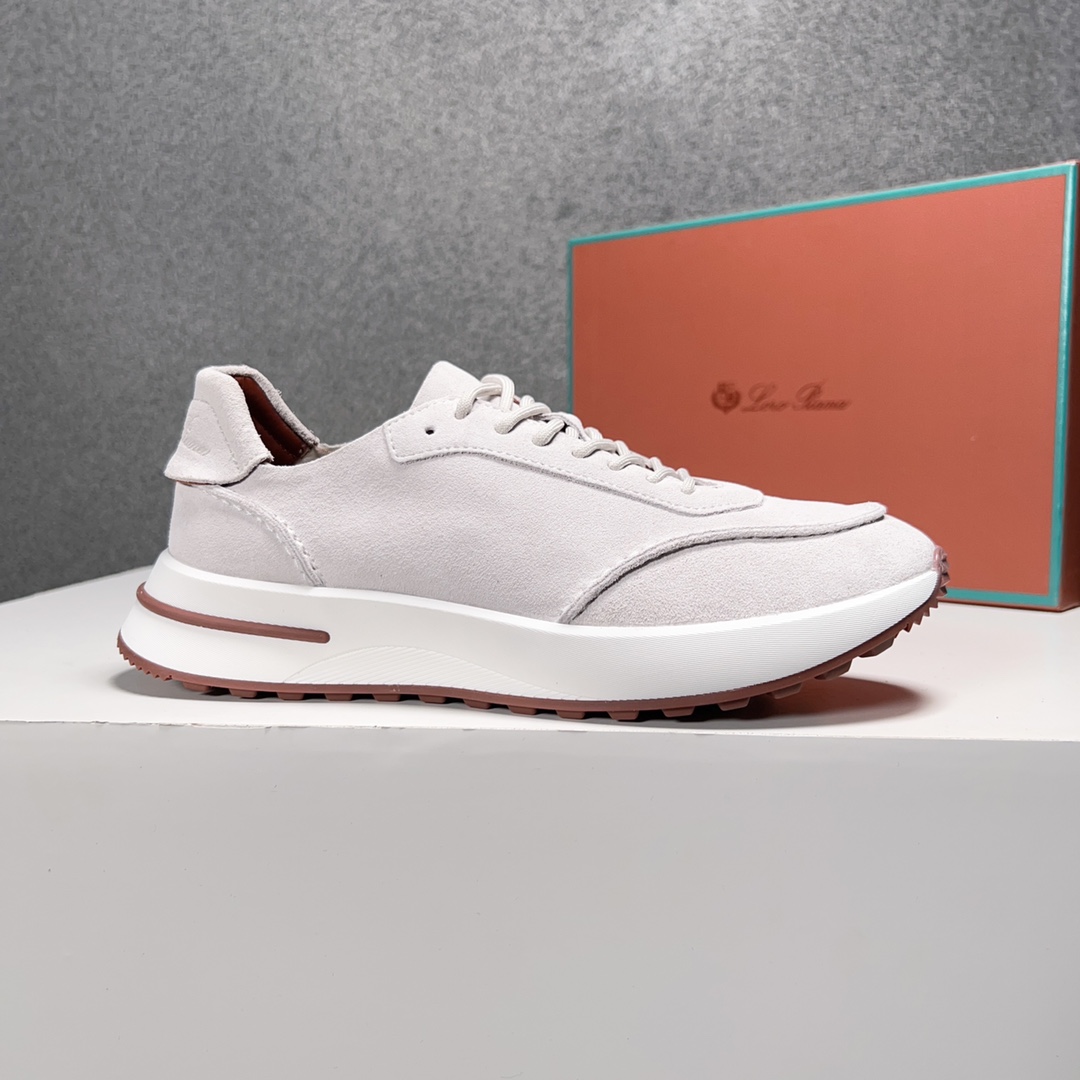 Loro Piana Otoño Caminar Deportes Hombres Zapatos LP Jogging (Dongguan producción OEM suela original
