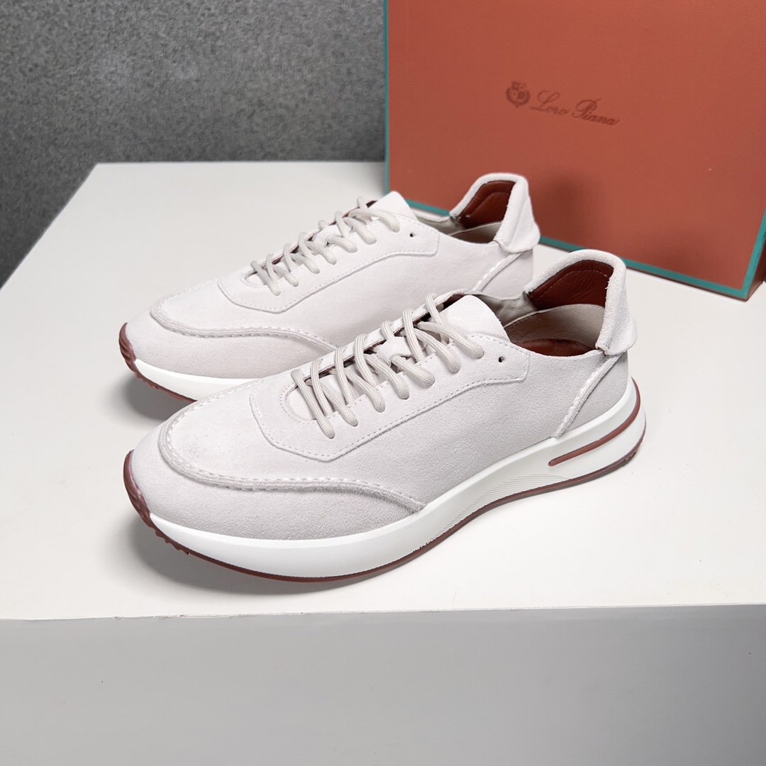Loro Piana Otoño Caminar Deportes Hombres Zapatos LP Jogging (Dongguan producción OEM suela original