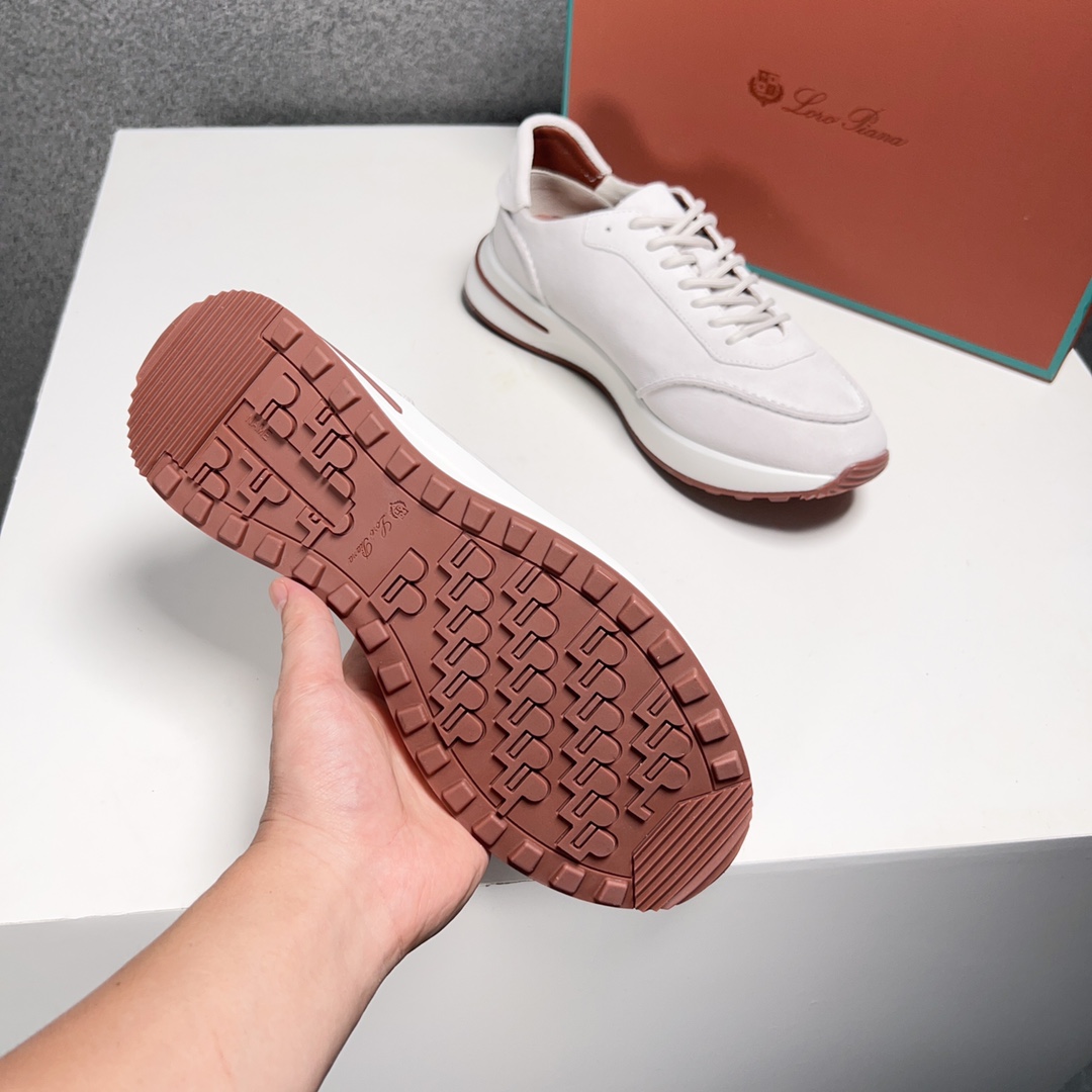 Loro Piana Otoño Caminar Deportes Hombres Zapatos LP Jogging (Dongguan producción OEM suela original