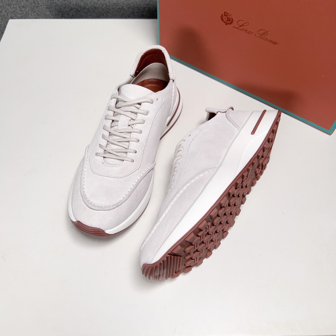 Loro Piana Otoño Caminar Deportes Hombres Zapatos LP Jogging (Dongguan producción OEM suela original