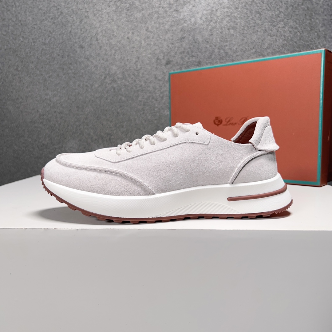 Loro Piana Otoño Caminar Deportes Hombres Zapatos LP Jogging (Dongguan producción OEM suela original