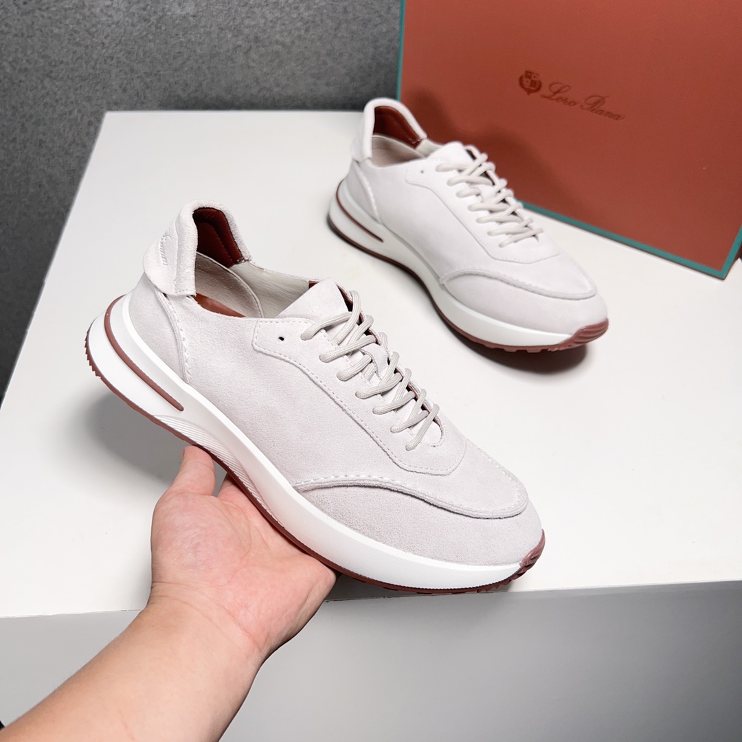 Loro Piana Otoño Caminar Deportes Hombres Zapatos LP Jogging (Dongguan producción OEM suela original