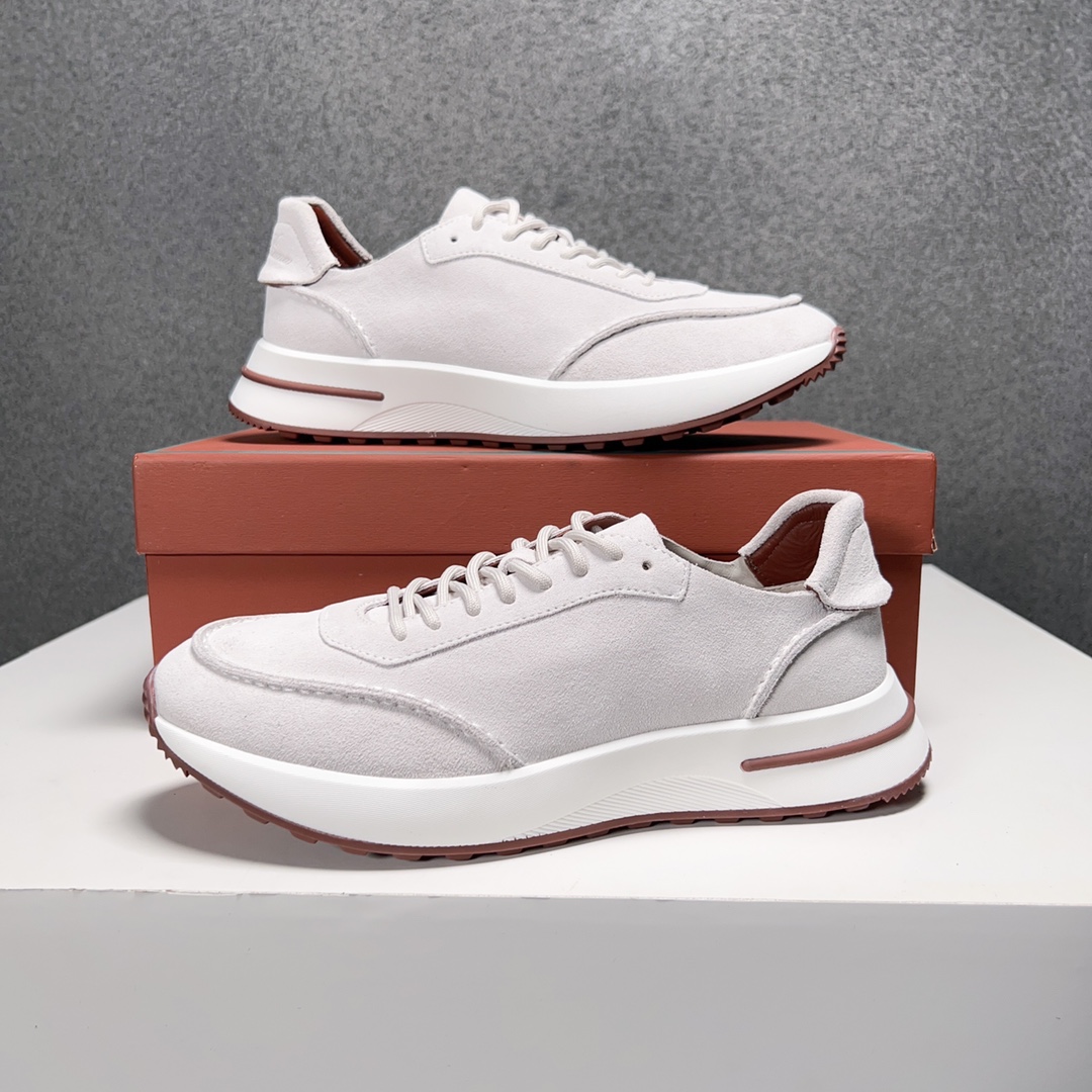Loro Piana Otoño Caminar Deportes Hombres Zapatos LP Jogging (Dongguan producción OEM suela original