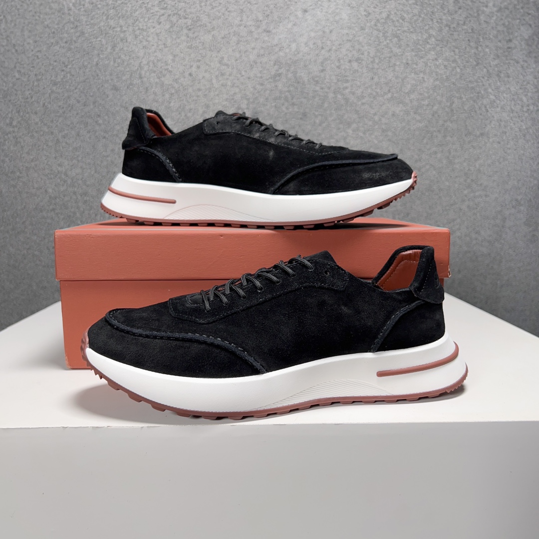 Loro Piana Otoño Caminar Deportes Hombres Zapatos LP Jogging (Dongguan producción OEM suela original
