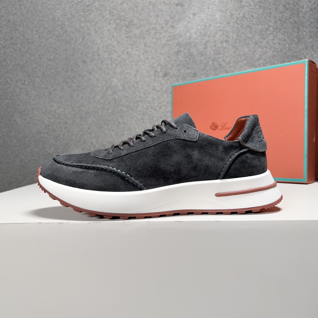 Loro Piana Otoño Caminar Deportes Hombres Zapatos LP Jogging (Dongguan producción OEM suela original