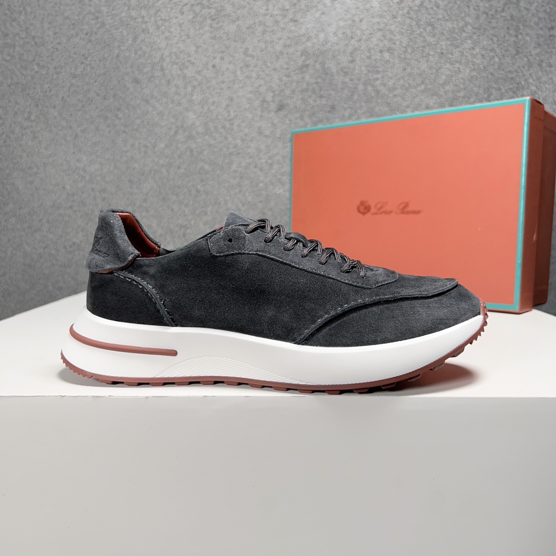 Loro Piana Otoño Caminar Deportes Hombres Zapatos LP Jogging (Dongguan producción OEM suela original