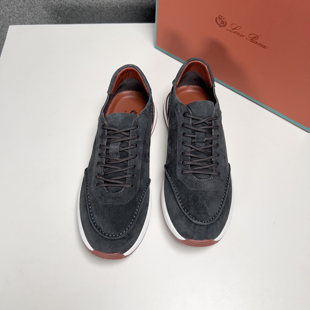 Loro Piana Otoño Caminar Deportes Hombres Zapatos LP Jogging (Dongguan producción OEM suela original