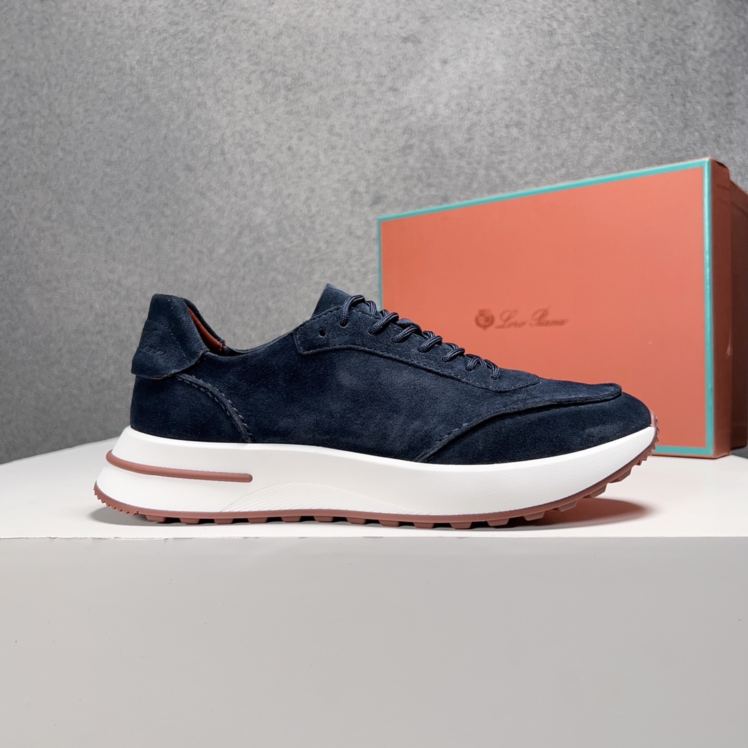 Loro Piana Otoño Caminar Deportes Hombres Zapatos LP Jogging (Dongguan producción OEM suela original