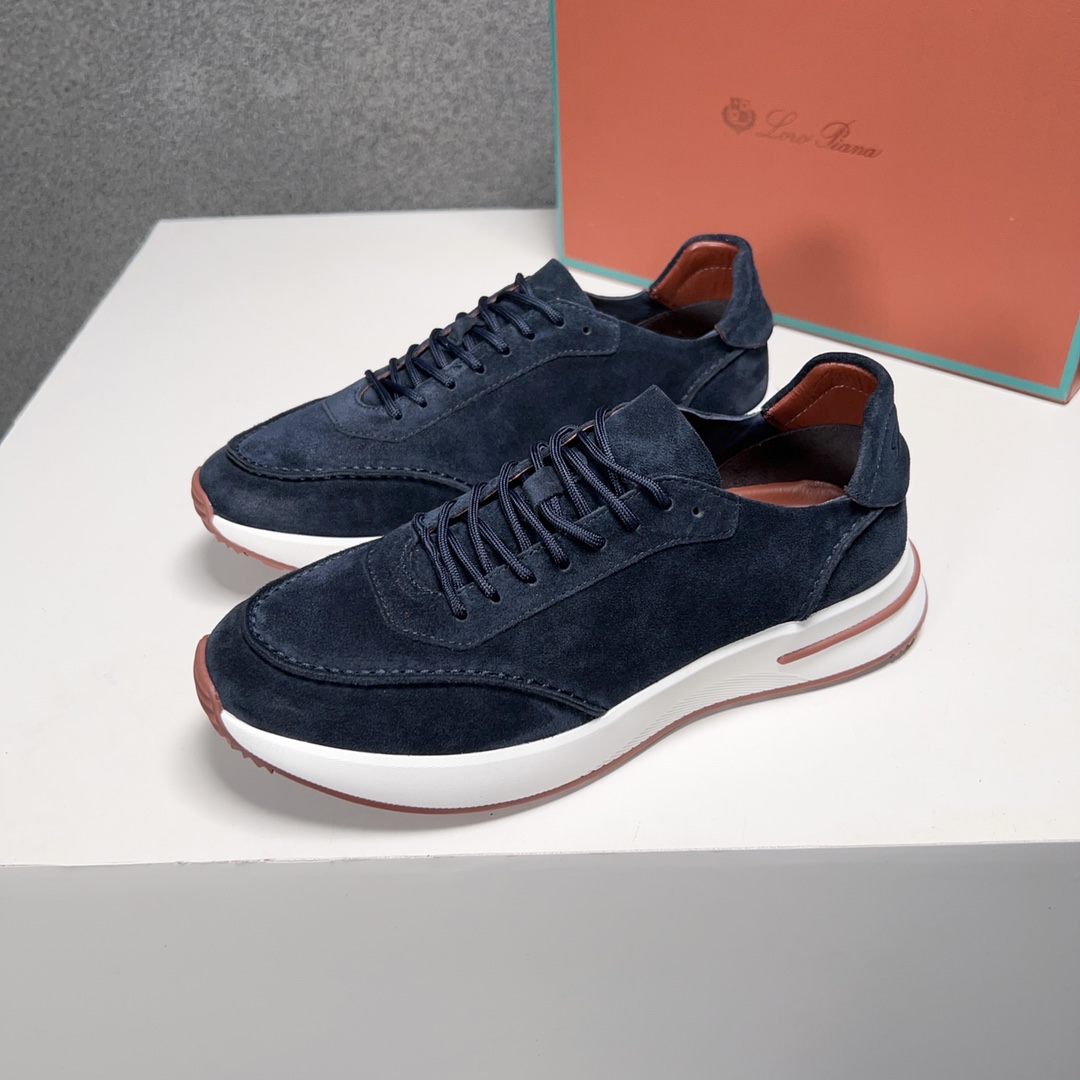 Loro Piana Otoño Caminar Deportes Hombres Zapatos LP Jogging (Dongguan producción OEM suela original