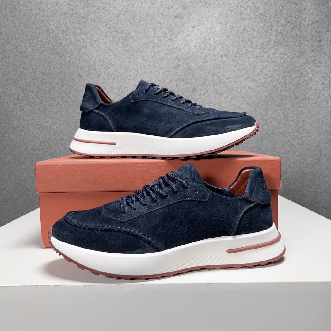 Loro Piana Otoño Caminar Deportes Hombres Zapatos LP Jogging (Dongguan producción OEM suela original