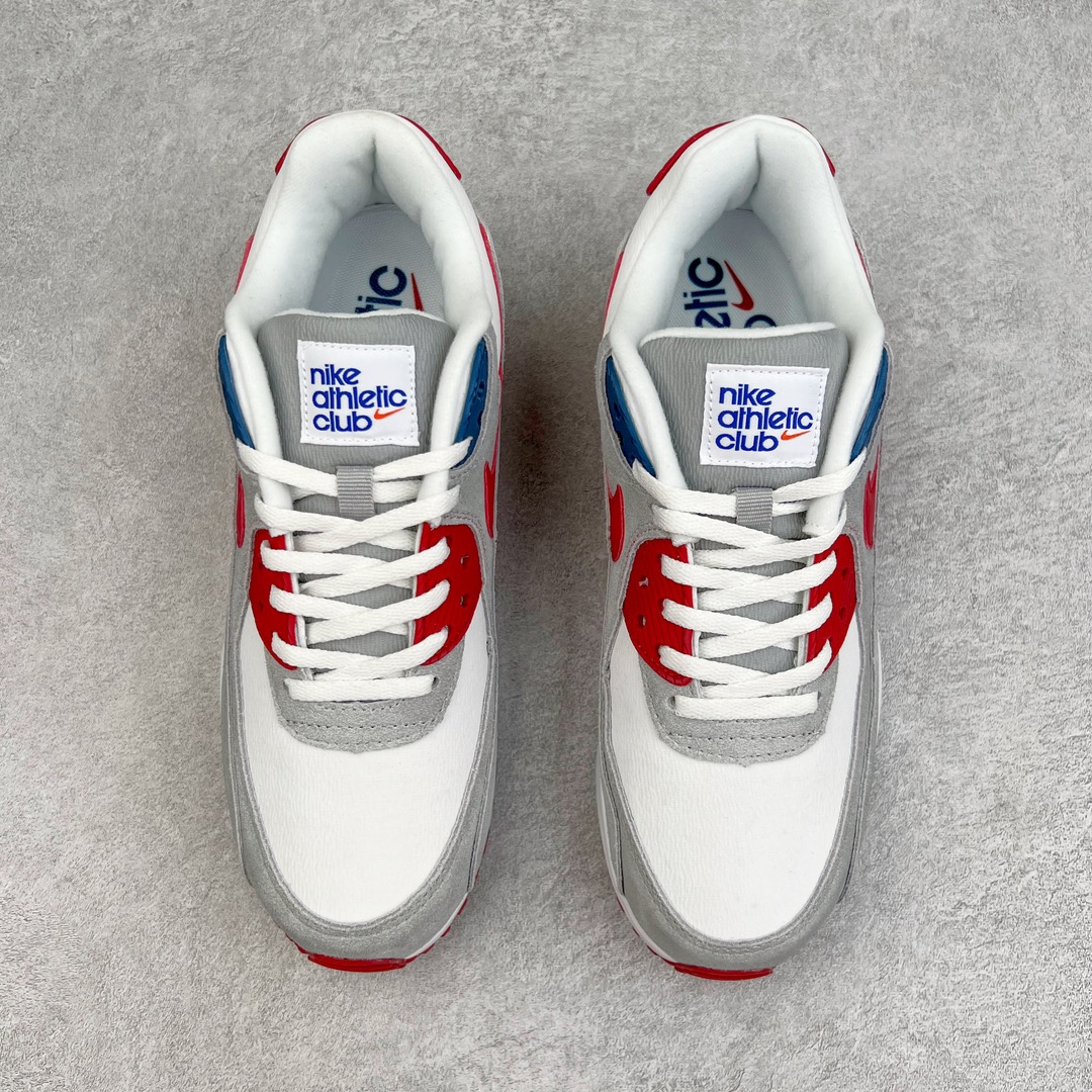 图片[2]-＃MX版 NK Air MAX 90 气垫复古减震跑步鞋 DQ8235-001 经典重温 独家陆续补货 外单专供大厂出品 品质稳定 一百余色 终端操作 Air Max 90于1990年推出 来自Air Max系列 在Air Max 1的基础上改进而得 增加了气垫面积 外型上也更为流线 最特別的就是加入了菱纹塑胶嵌板 为Air Max 90增添了许多潮流气息 皮革鞋面 造就出色耐穿性和支撑力 Max Air缓震配置搭配泡棉中底 令Air Max 90轻盈而舒适 华夫格橡胶外底 铸就Air Max 90非凡的抓地力 而Air Max 90不仅是一双跑鞋 它成功跨越了时间的演进 成为了球鞋文化与潮流圈中最熟为人知的鞋款之一 尺码：36 36.5 37.5 38 38.5 39 40 40.5 41 42 42.5 43 44 44.5 45-选品中心