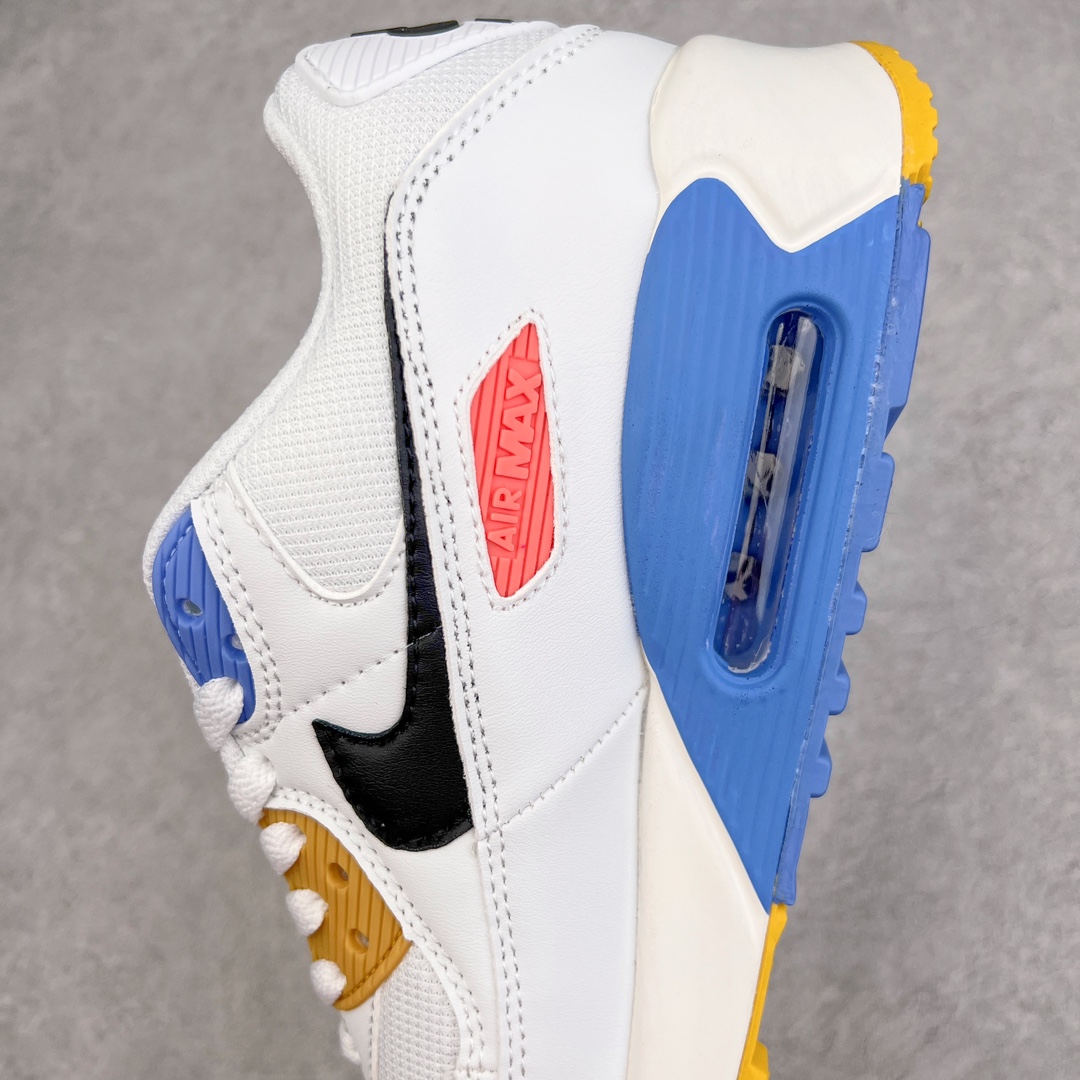 图片[7]-＃MX版 NK Air MAX 90 气垫复古减震跑步鞋 CZ3950-100 经典重温 独家陆续补货 外单专供大厂出品 品质稳定 一百余色 终端操作 Air Max 90于1990年推出 来自Air Max系列 在Air Max 1的基础上改进而得 增加了气垫面积 外型上也更为流线 最特別的就是加入了菱纹塑胶嵌板 为Air Max 90增添了许多潮流气息 皮革鞋面 造就出色耐穿性和支撑力 Max Air缓震配置搭配泡棉中底 令Air Max 90轻盈而舒适 华夫格橡胶外底 铸就Air Max 90非凡的抓地力 而Air Max 90不仅是一双跑鞋 它成功跨越了时间的演进 成为了球鞋文化与潮流圈中最熟为人知的鞋款之一 尺码：36 36.5 37.5 38 38.5 39 40 40.5 41 42 42.5 43 44 44.5 45-选品中心