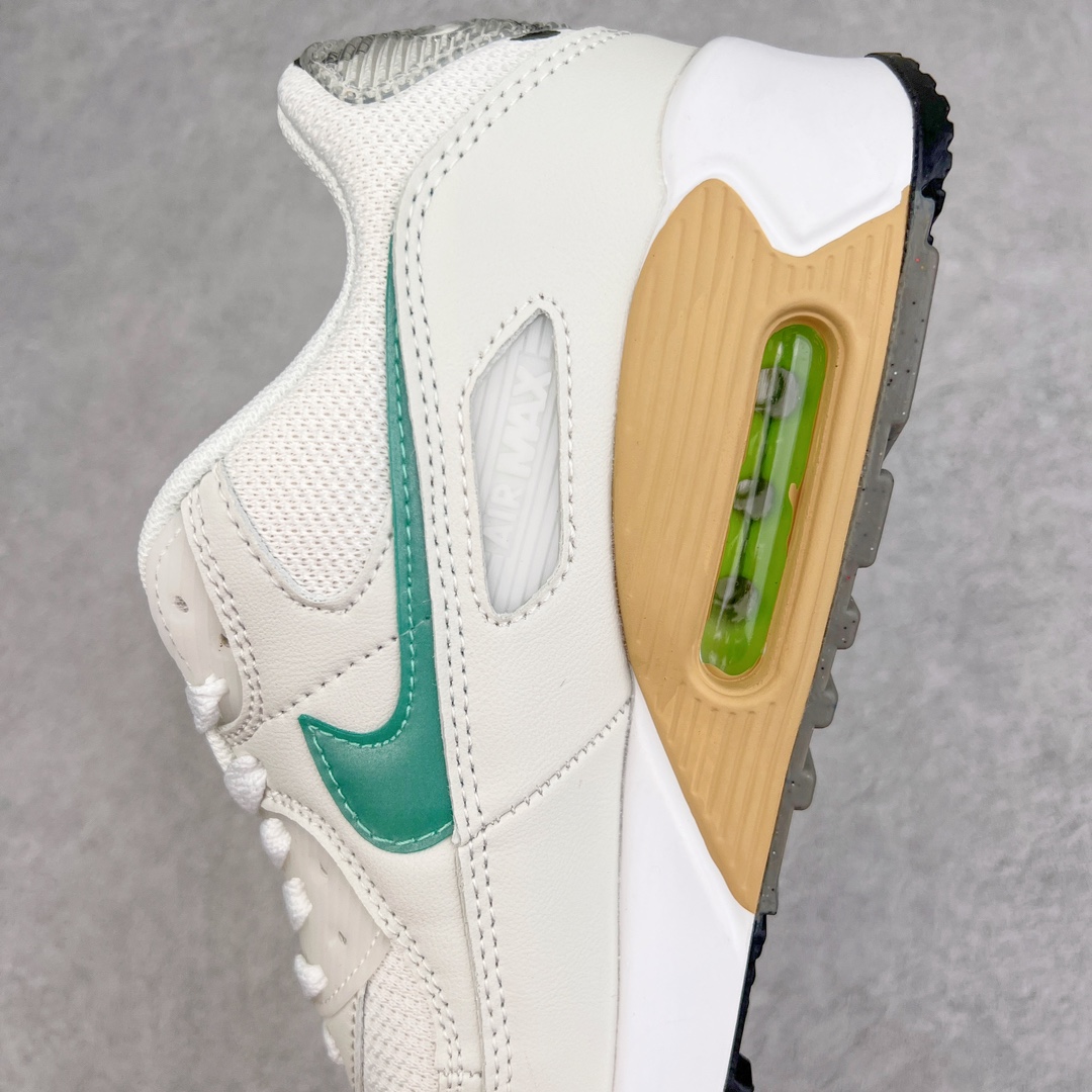 图片[7]-＃MX版 NK Air MAX 90 气垫复古减震跑步鞋 DO9850-100 经典重温 独家陆续补货 外单专供大厂出品 品质稳定 一百余色 终端操作 Air Max 90于1990年推出 来自Air Max系列 在Air Max 1的基础上改进而得 增加了气垫面积 外型上也更为流线 最特別的就是加入了菱纹塑胶嵌板 为Air Max 90增添了许多潮流气息 皮革鞋面 造就出色耐穿性和支撑力 Max Air缓震配置搭配泡棉中底 令Air Max 90轻盈而舒适 华夫格橡胶外底 铸就Air Max 90非凡的抓地力 而Air Max 90不仅是一双跑鞋 它成功跨越了时间的演进 成为了球鞋文化与潮流圈中最熟为人知的鞋款之一 尺码：36 36.5 37.5 38 38.5 39 40 40.5 41 42 42.5 43 44 44.5 45-选品中心