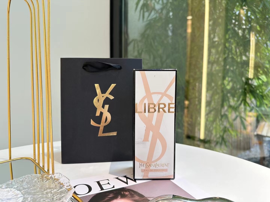 Yves Saint Laurent Perfume Orange White Spring/Summer Collection