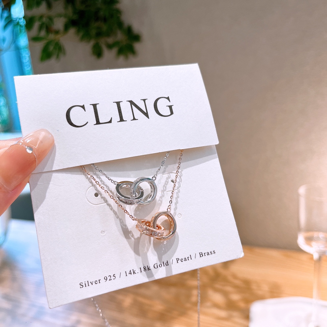 アーティスティックS925スターリングシルバーネックレスゴールド 晩餐会