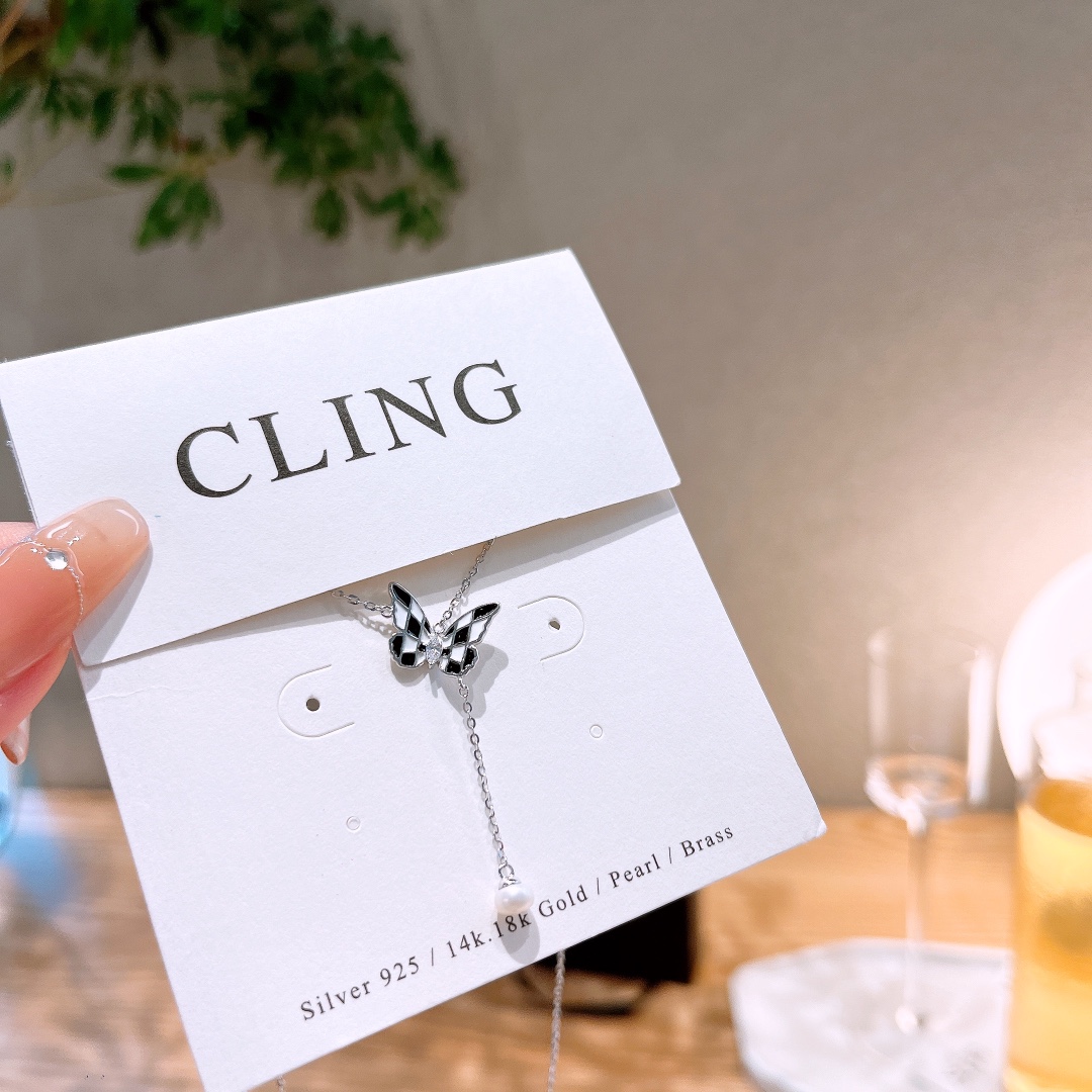 ロマンチック925シルバーネックレスゴールド 年次パーティー