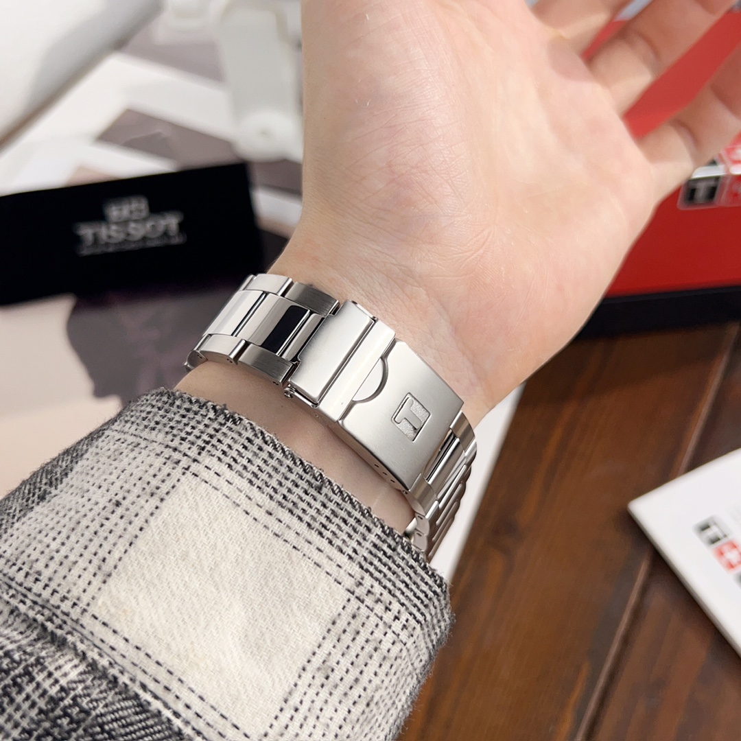 “Authentic Batch 1508 Steel Belt Series Watch with Sapphire Glass – Business Style” - 图片 9