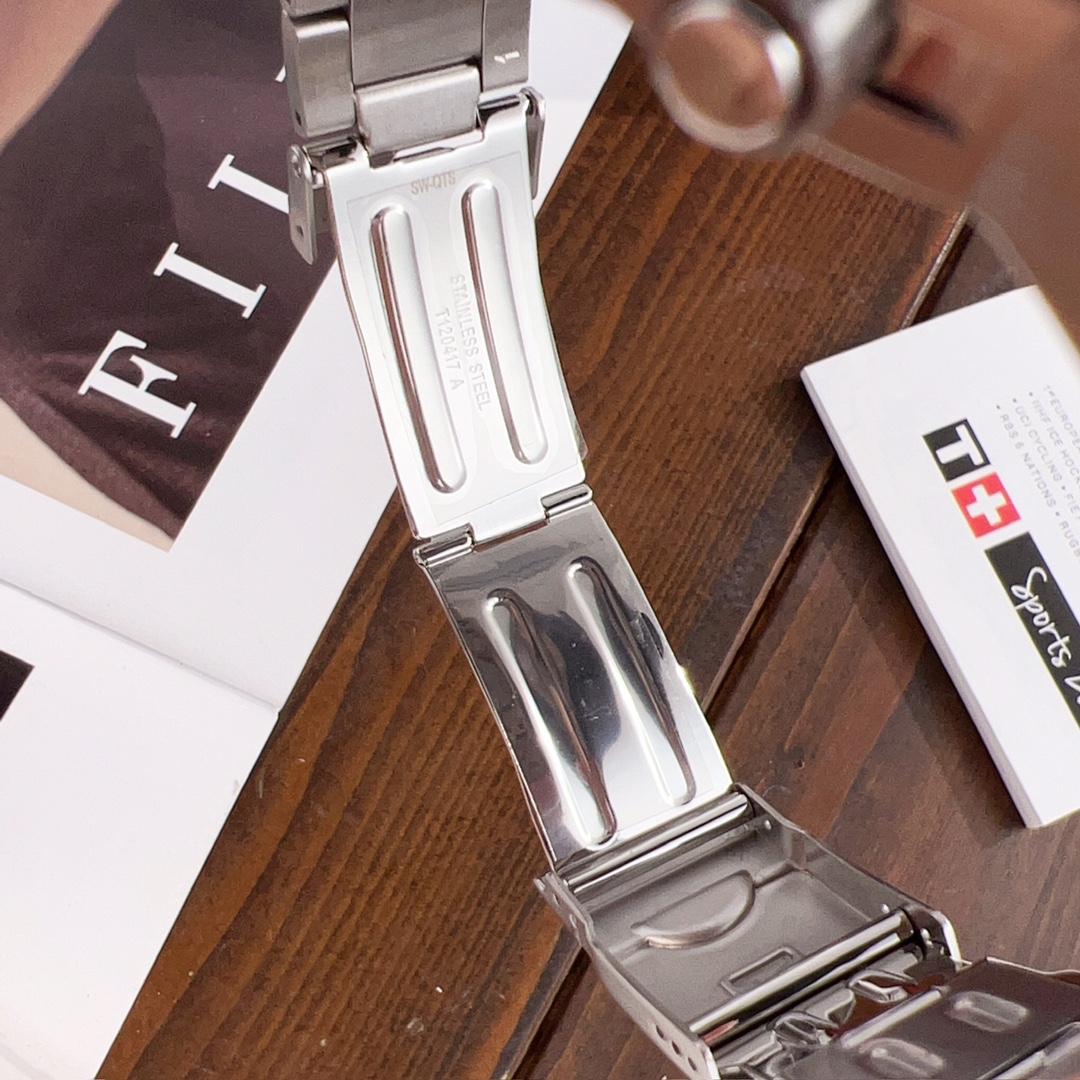 “Authentic Batch 1508 Steel Belt Series Watch with Sapphire Glass – Business Style” - 图片 6