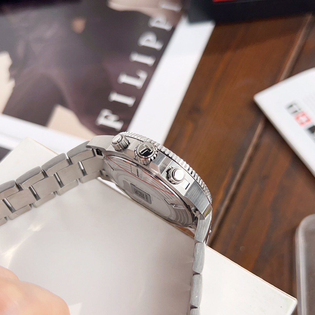 “Authentic Batch 1508 Steel Belt Series Watch with Sapphire Glass – Business Style” - 图片 4
