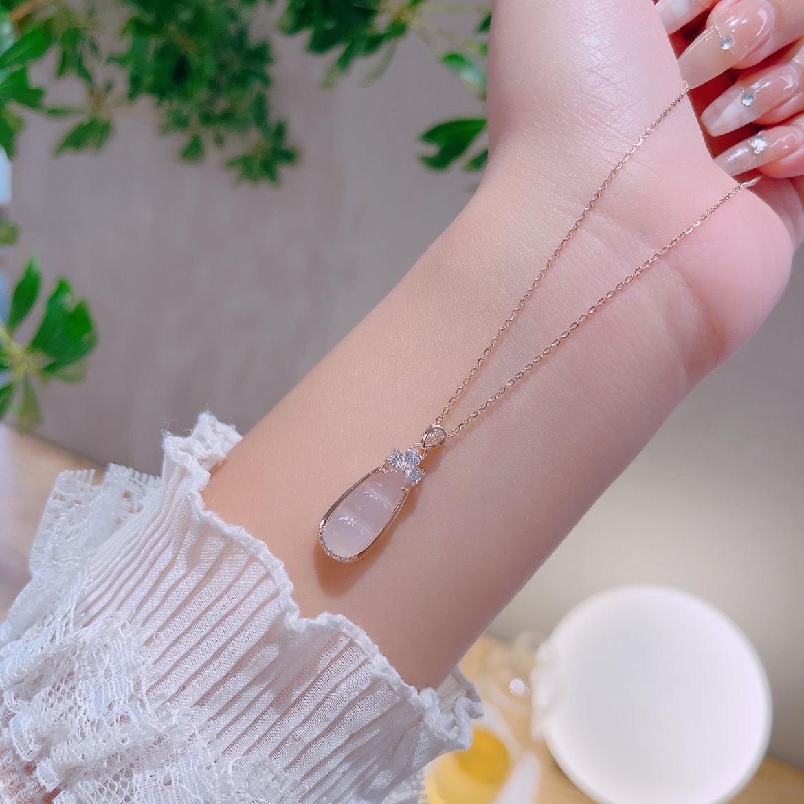 Nickel Free Silver Necklace Sweet & Cool Everyday Wear Silver