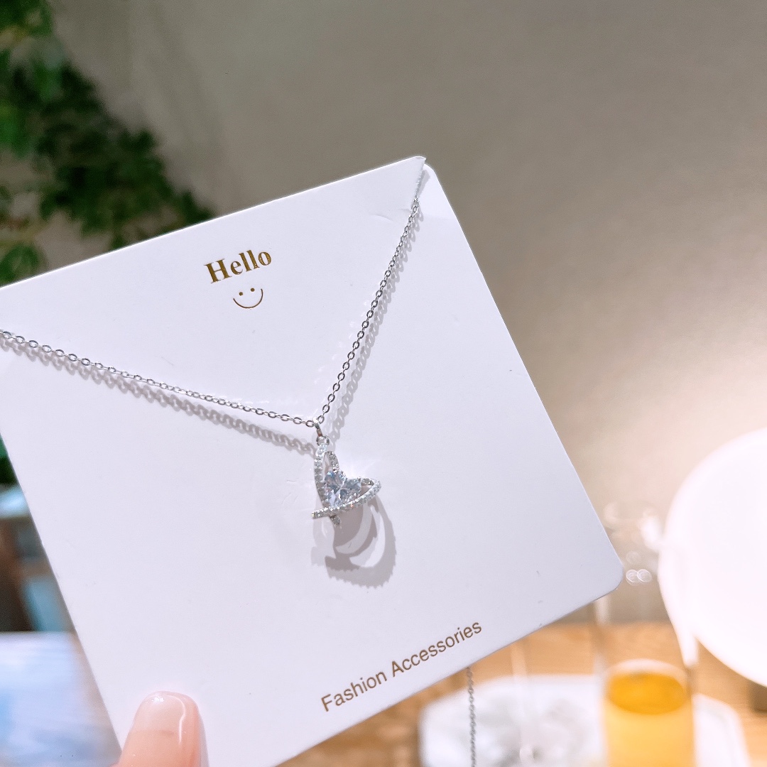 Hochglanzpoliertes Silber Kette Süß & cool Frühlingsfest Silber